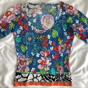 Vintage Alberto Makali Beaded Top